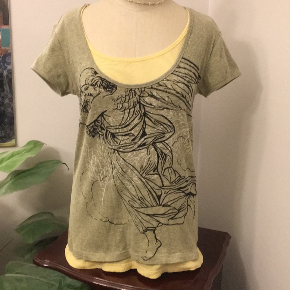 Vintage ribbed knit top